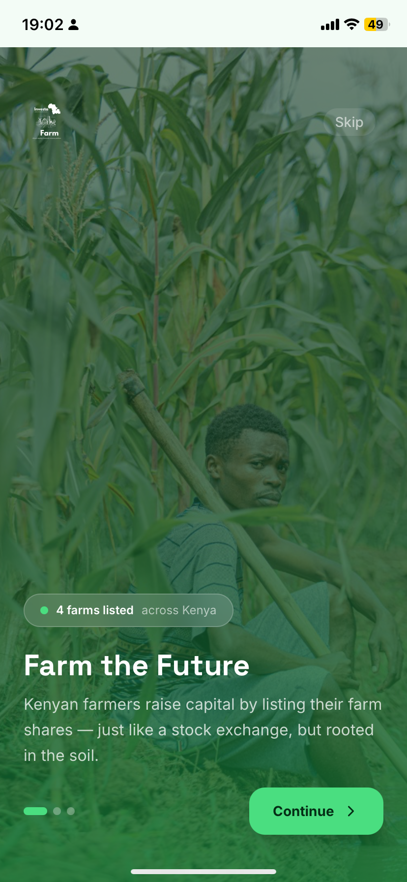 Farm the Future — farmer onboarding