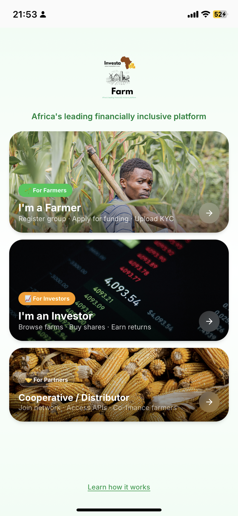 Investa Farm App