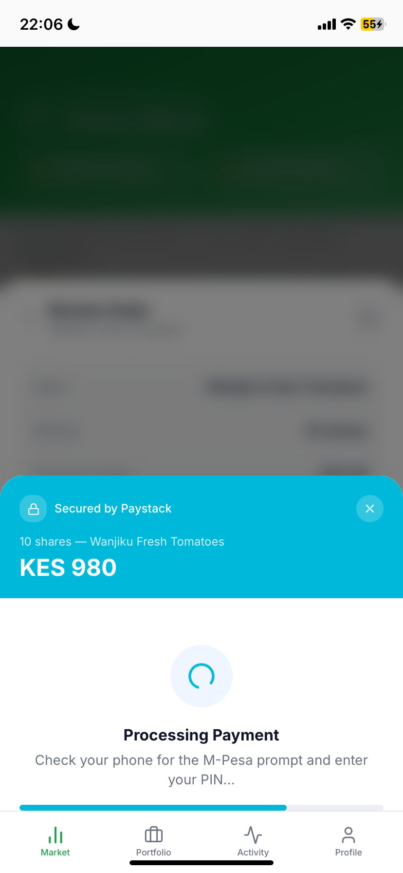 M-Pesa Payment
