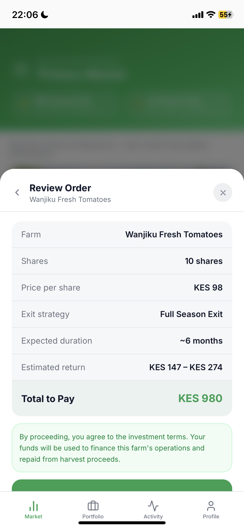 Review Order