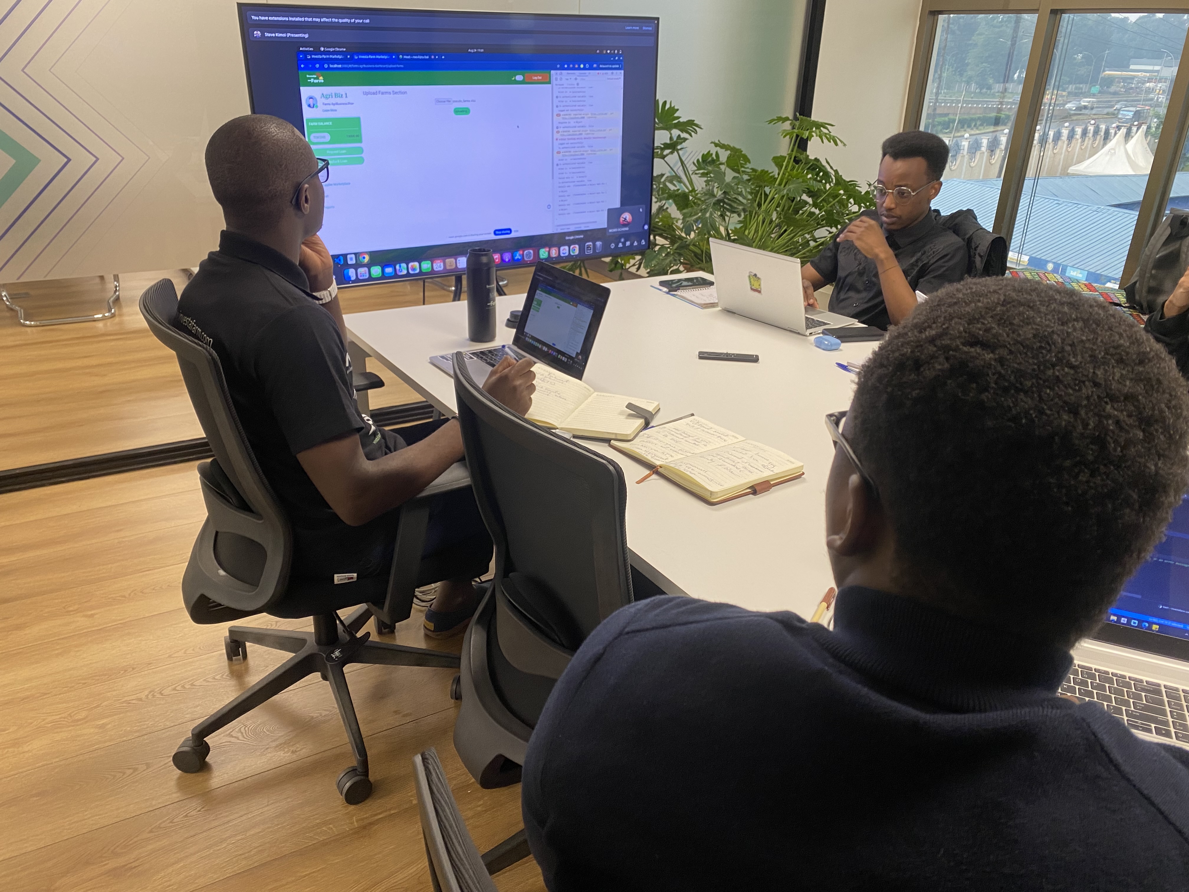 Investa Farm team working together